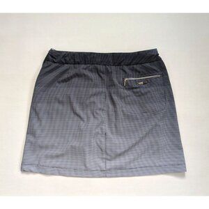 Jamie Sadock Galleria Golf Skort Skirt Black And WHite Size 12 RN#92499